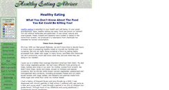 Desktop Screenshot of healthyeatingadvisor.com